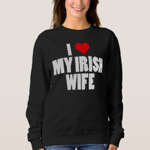 Camiseta Mens Engraçado Eu Amo O Meu Dia de São Patrício De