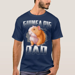 Camiseta Mens Engraçado Guiné Pig Lover Gráfico para Pais e