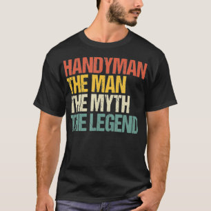Camiseta Mens Engraçado Homem O Mito A Lenda