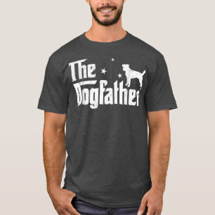 Camiseta Mens Engraçado Jack Russell Terrier Dogdad Distant