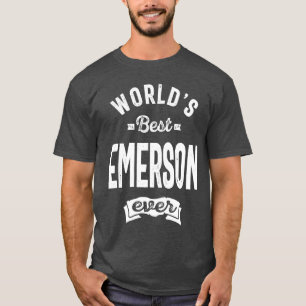 Camiseta Mens Engraçado Nome Personalizado Emerson