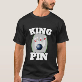 Camiseta Mens Engraçado Novelty Sports Boliche PIN