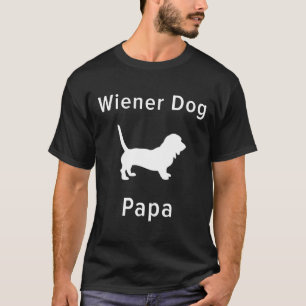 Camiseta Mens Engraçado Pai Dachshund Para Homens Que Amam 