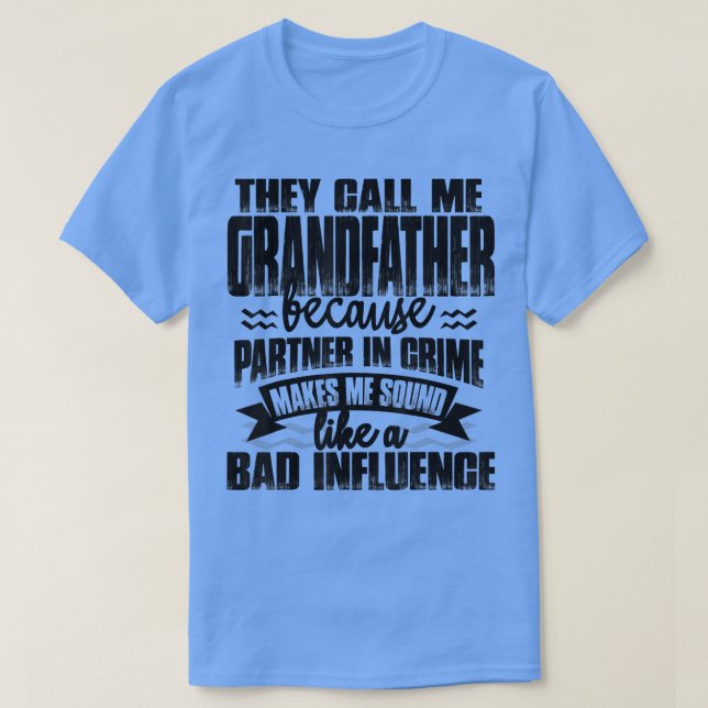 Camiseta Mens Engraçados Chamam-Me Avô Como (Frente do Design)