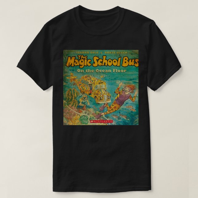Camiseta Mens Engraçados Magic Cartoons Escola Ônibus Ofere (Frente do Design)
