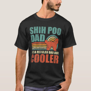 Camiseta Mens Engraçados Pai De Shu Como Um Pai Regular Mas