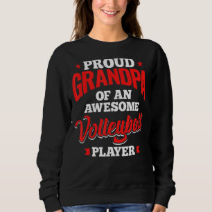 Camiseta Mens Engraçados Vovô Gráfico De Voleibol E M