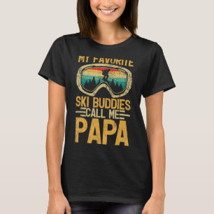 Camiseta Mens Esquiando Meus Amigos De Esqui Favoritos Me C