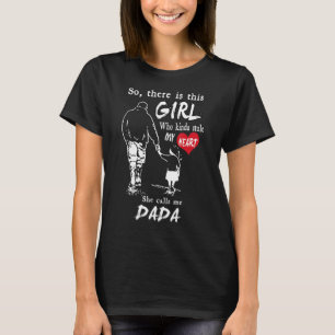 Camiseta Mens Essa Menina Que Meio Que Roubou Meu Coração Q