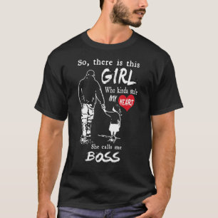 Camiseta Mens Essa Menina Que Meio Que Roubou Meu Coração Q