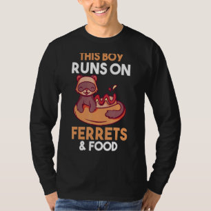 Camiseta Mens Esse Garoto Funciona Na Comida E Nos Furões