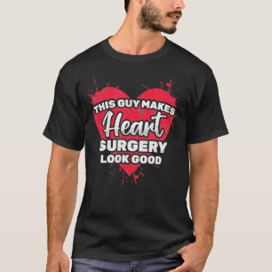 Camiseta Mens Esta Cara Faz Com Que A Cirurgia Cardíaca Par