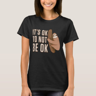 Camiseta Mens Está Certo Para Não Estar Ok Adorando Lúteras