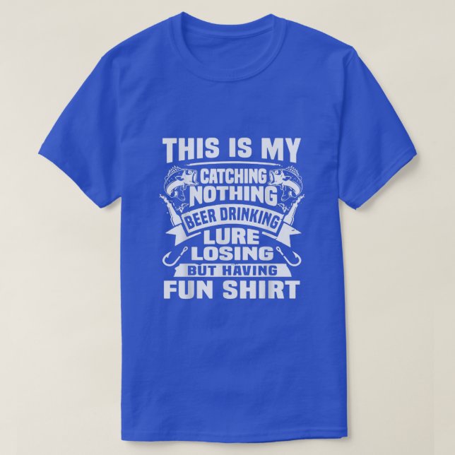 Camiseta Mens, este é o meu "Nada de Bebendo" (Frente do Design)