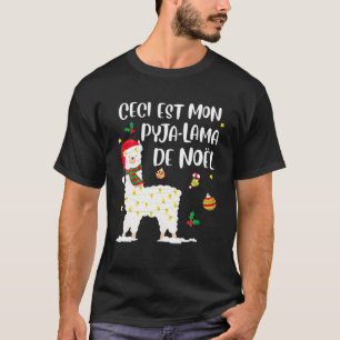 Camiseta Mens Este é o Natal dos Meus Homens Llama Pajama