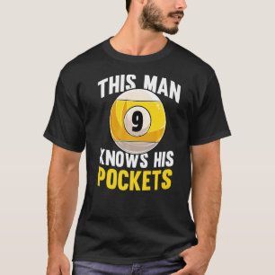 Camiseta Mens Este Homem Conhece As Mães De Bola 8 Dos Bols
