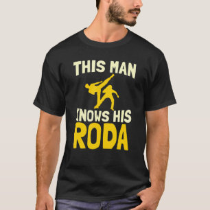 Camiseta Mens Este Homem Conhece Os Acrobáticos Da Luta Con