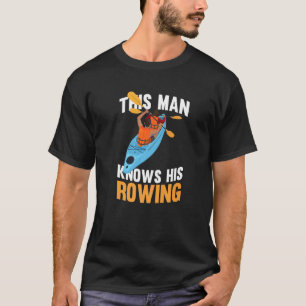 Camiseta Mens Este Homem Conhece Seus Esportes De Água Potá