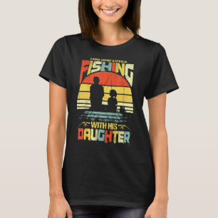 Camiseta Mens Este Pai Adora Pescar Com Sua Parte Filha