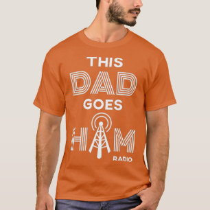 Camiseta Mens Este Pai Vai Para O Ham Radio Premium