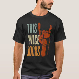 Camiseta Mens Este Tio Rocha Chifres legal do Diabo