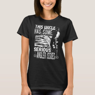Camiseta Mens Este Tio Tem Problemas Com O Anjo