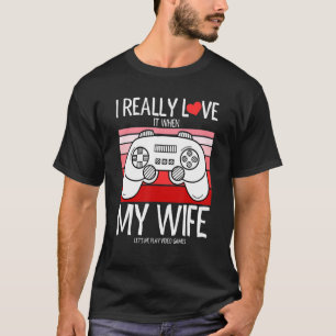 Camiseta Mens Eu Amo Muito Meu Dia de os namorados De Espos