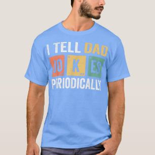 Camiseta Mens Eu Digo Às Piadas Pais Periodicamente Mas Ape