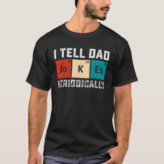 Camiseta Mens Eu Digo Às Piadas Pais Periodicamente Para Pa