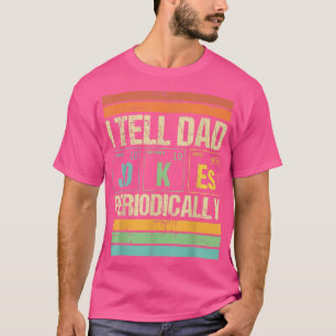 Camiseta Mens Eu Digo Às Piadas Pais Periodicamente - Vinta