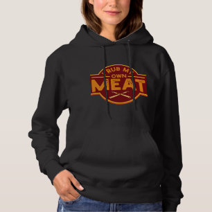 Camiseta Mens, Eu Esfrego Meu CHURRASCO Engraçado De Carne,