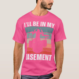 Camiseta Mens Eu Estarei Na Minha Cave - Tambores De Pai De