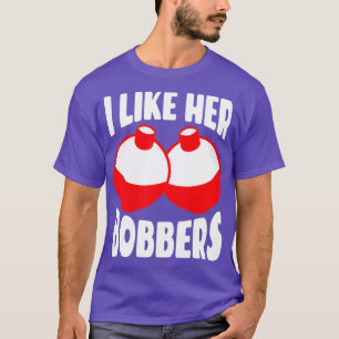 Camiseta Mens Eu Gosto De Seus Bobbers Engraçados Casais De