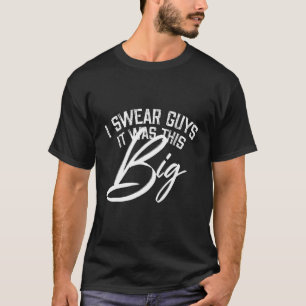 Camiseta Mens Eu Juro Caras Foi Uma Caça Engraçada De