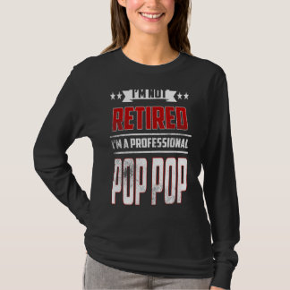 Camiseta Mens eu não estou aposentado um profissional Pop