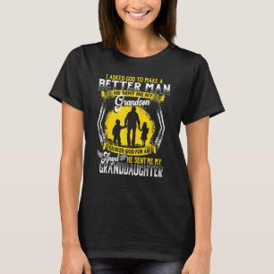 Camiseta Mens Eu Pedi A Deus Para Me Fazer Um Homem Melhor 