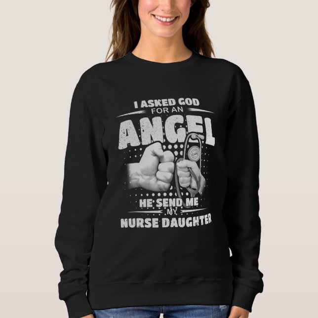 Camiseta Mens Eu Pedi A Deus Um Anjo Que Ele Me Enviou Minh (Frente)