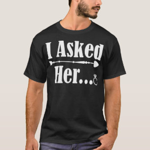 Camiseta Mens Eu Perguntei A Sua Noivado Casal Casdin 2021