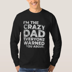 Camiseta Mens eu sou o Pai Sarcástico maluco e engraçado Pa