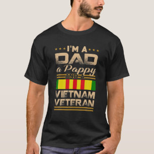 Camiseta Mens eu sou Pai, Pappy, Vietnã Vintage Army