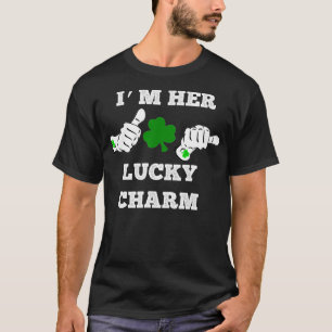 Camiseta Mens Eu Sou Sua Sorte De Charme St Patricks Day Ca