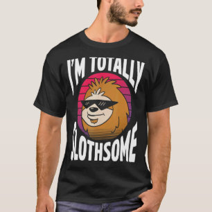Camiseta Mens Eu Sou Totalmente Lenta Amor Lútero Lama Boni