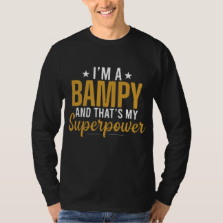 Camiseta Mens eu sou um BAMPY e esse é o meu Pai de Superpo