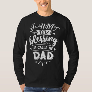 Camiseta Mens Eu Tenho Essa Bênção Que Ele Me Chama De Fa P