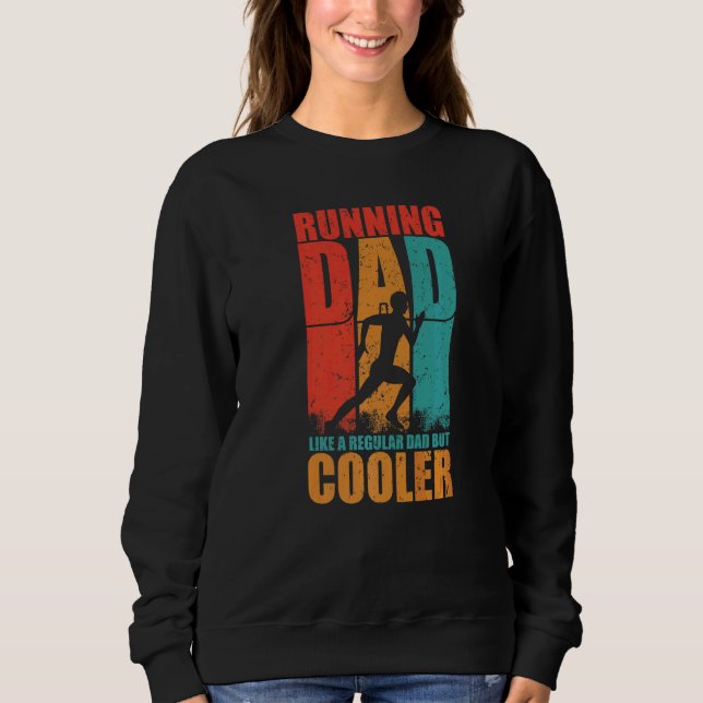 Camiseta Mens Executando Pai Como Um Pai Normal, Mas Mais F (Frente)