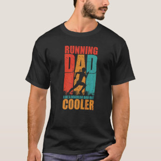 Camiseta Mens Executando Pai Como Um Pai Normal, Mas Mais F