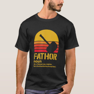 Camiseta Mens Fa Tha Like Pai Muito Mais Poderoso Pai Herói