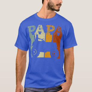 Camiseta Mens Farming papa vintage Fazendas retrô distanci