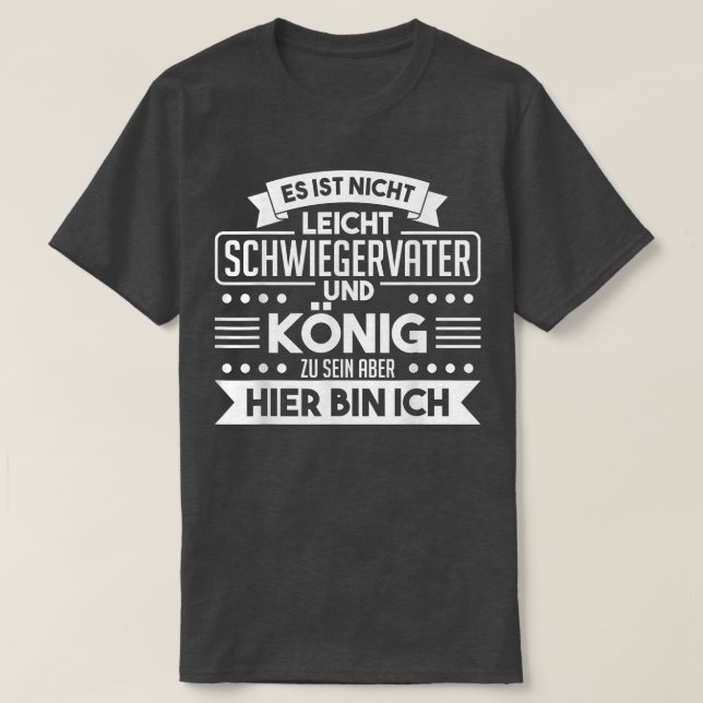 Camiseta Mens Father in law in law parents, saying in law  (Frente do Design)