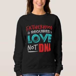 Camiseta Mens Fatherhood Requer Amor Não Adn
